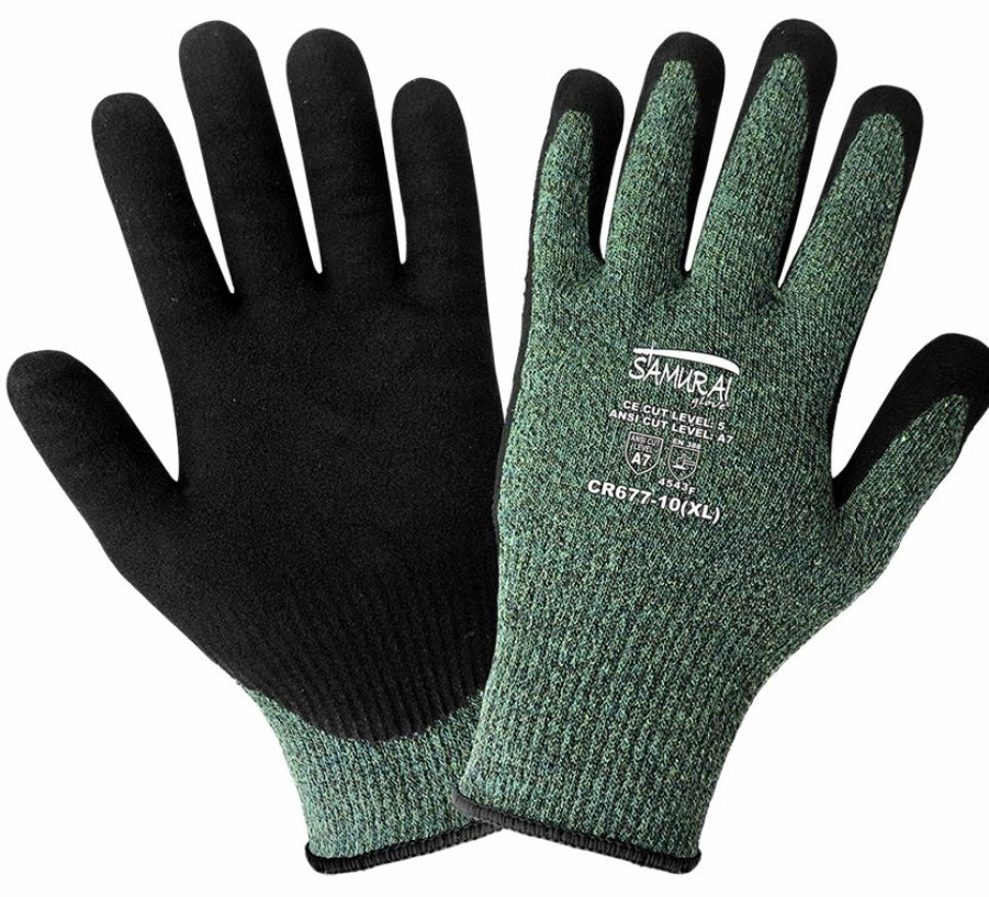 Ppe & Work Wear * | Samurai Glove Xtreme Foam Coated A7 Cut Level Gloves (12 Pairs) Global Glove Online Sales