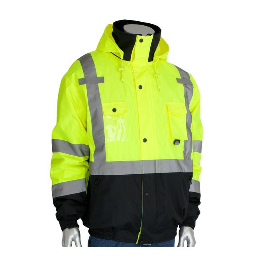 Safety & First Aid * | Pip Premium Class 3 Rip Stop Bomber Jacket Clearance