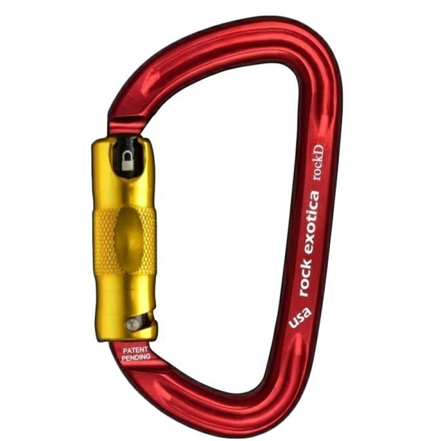 Fall Protection * | Rock Exotica Rockd Twist Lock Aluminum Carabiner Typical Style