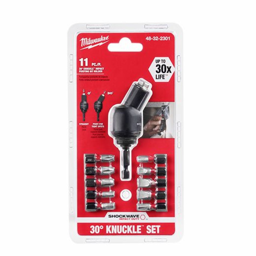 Tools * | Milwaukee Shockwave 11 Piece 30 Degree Knuckle Set Milwaukee Electric Tool Best Quality