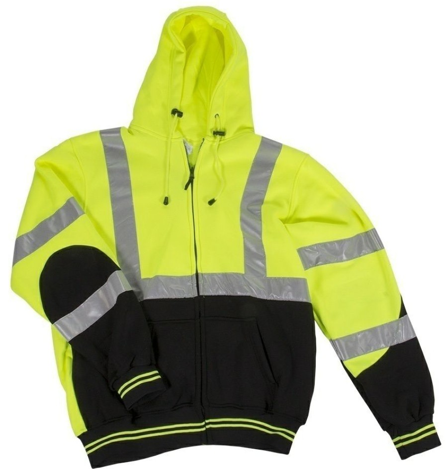 Safety & First Aid * | 2W Class 3 Two Tone Hi Viz Sweatshirt Lower Prices