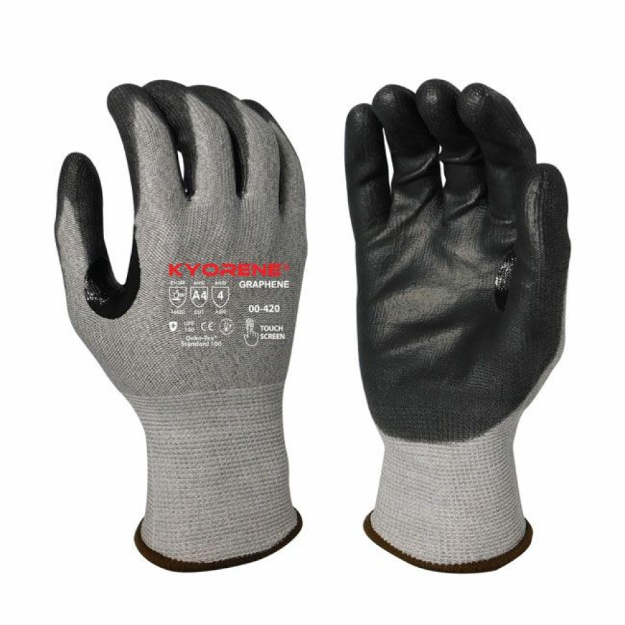 Ppe & Work Wear * | Armor Guys Kyorene Pro Gray A4 Cut Level Gloves Special Offers