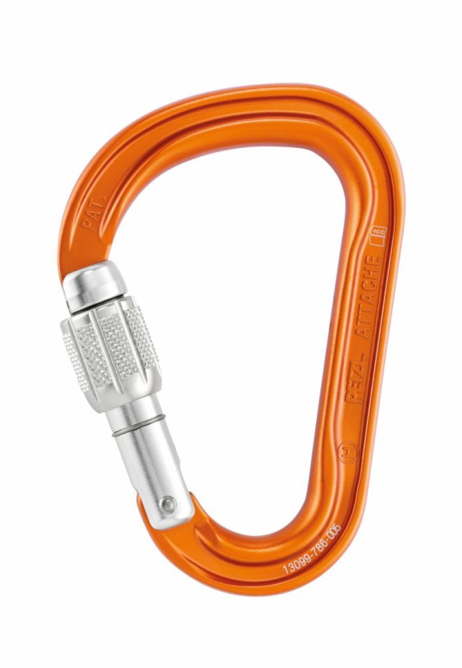 Fall Protection * | Petzl Attache Screw-Lock Carabiner Special Style