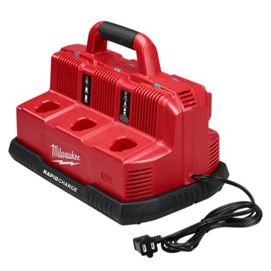 Tools * | Milwaukee M18 & M12 Rapid Charge Station Milwaukee Electric Tool Quick Delivery