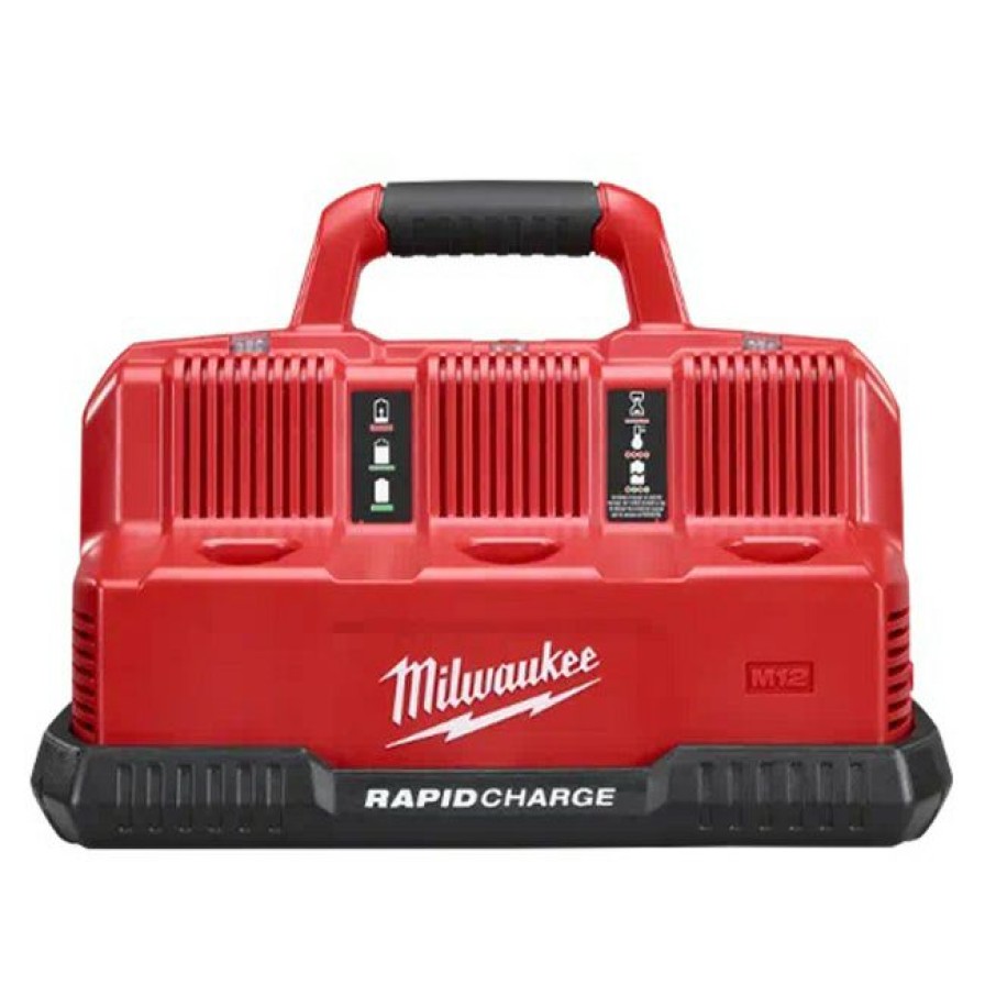 Tools * | Milwaukee M18 & M12 Rapid Charge Station Milwaukee Electric Tool Quick Delivery