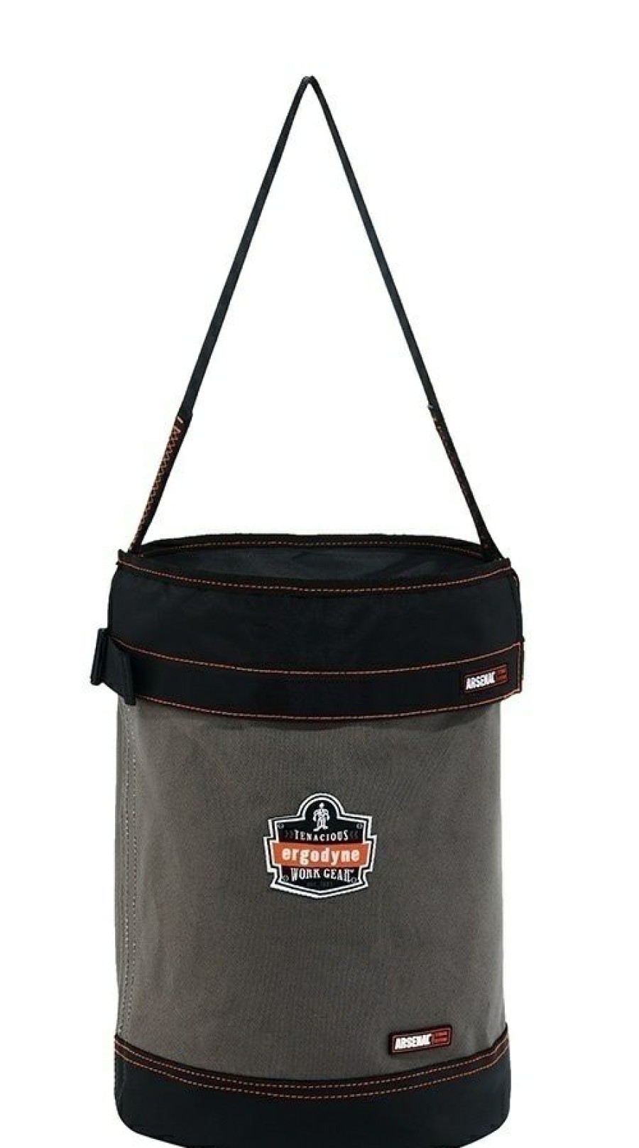 Bags * | Ergodyne 5930 150 Lb Arsenal Leather Bottom Canvas Bucket Crazy Deals