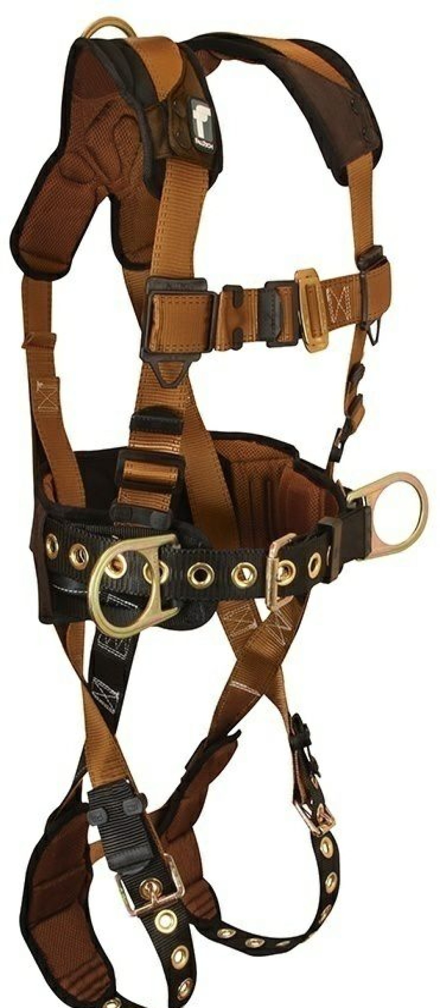 Fall Protection * | Falltech Comfortech Belted 3 D-Ring Construction Harness Best-Selling