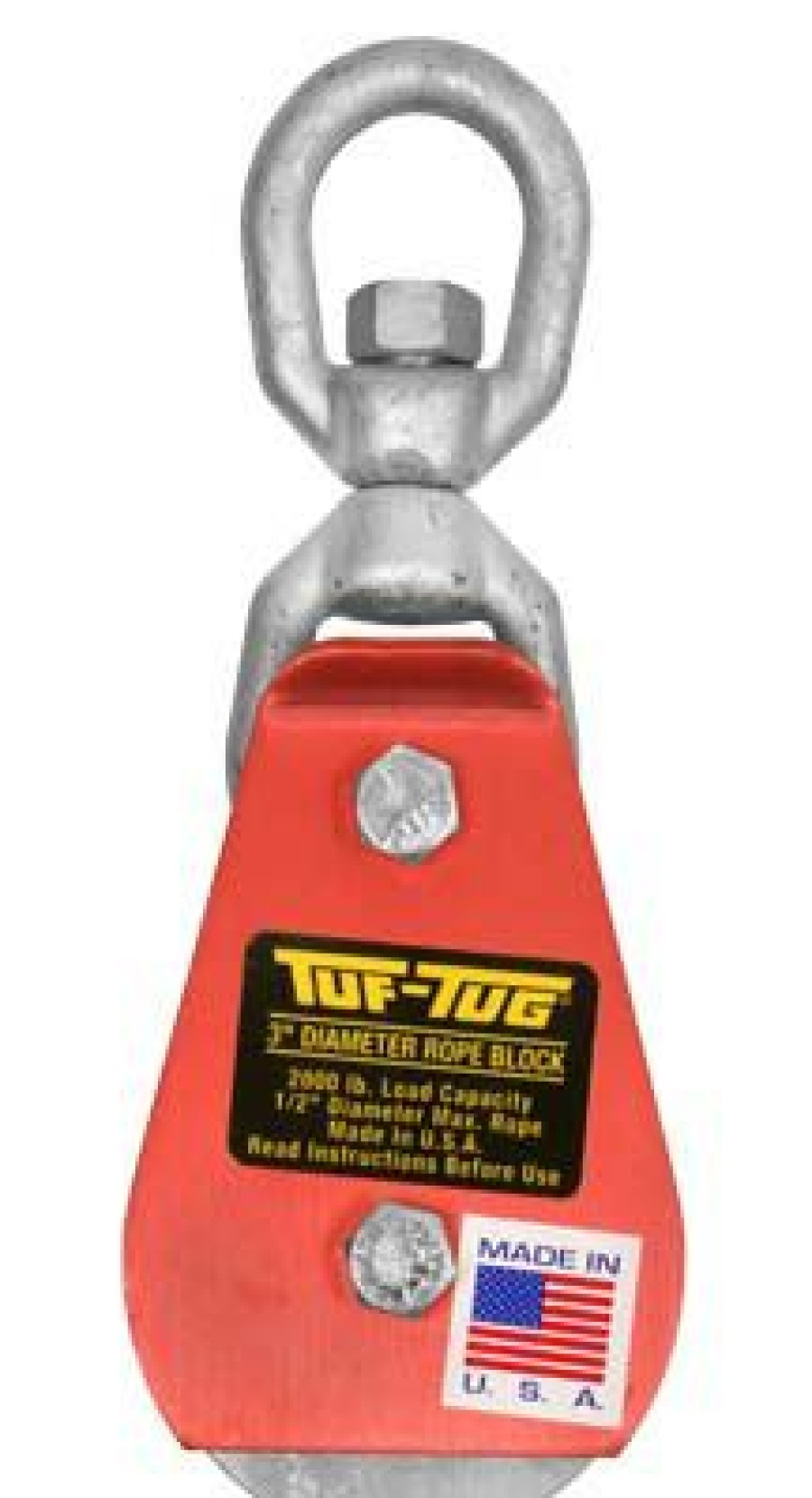 Lifting & Rigging * | Tuf-Tug Drop Side Snatch Block Swivel Eye (3 ) Outlet