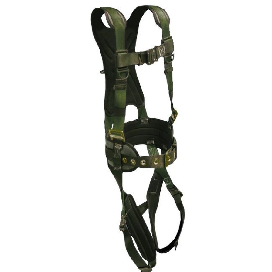 Fall Protection * | French Creek Stratos 6Pt Adjustable Harness With Waistpad And Bayonet Leg Buckles Official