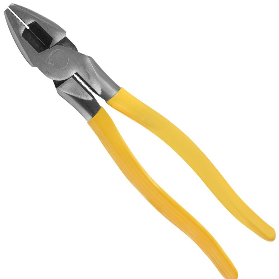 Tools * | Ideal Industries 9 Inch High Leverage Side Cutting Linemen Pliers Excellent Quality