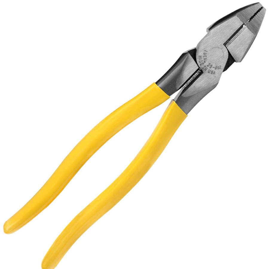 Tools * | Ideal Industries 9 Inch High Leverage Side Cutting Linemen Pliers Excellent Quality