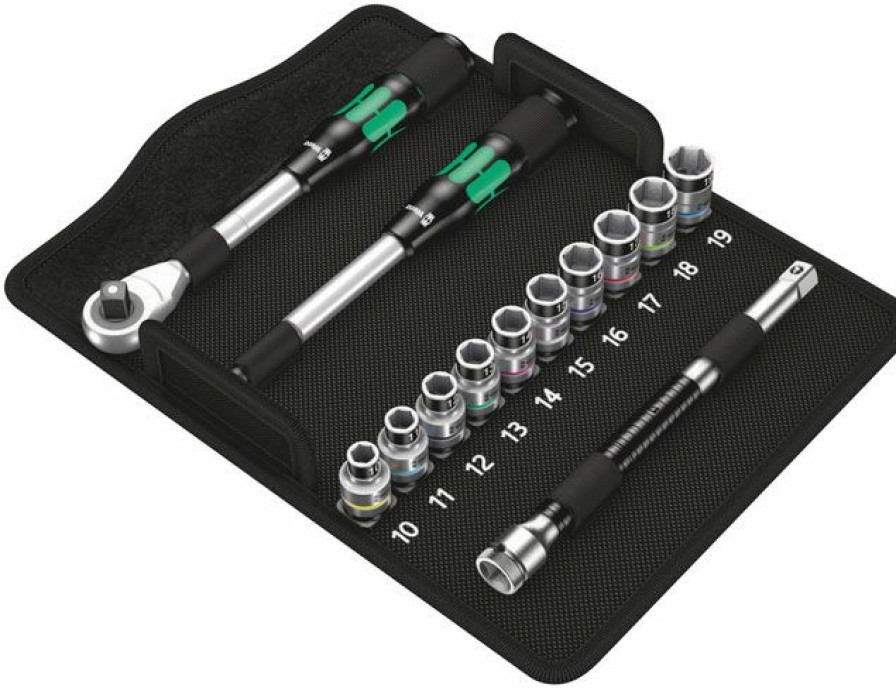 Tools * | Wera Tools 8006 Sc 1 Zyklop Hybrid Ratchet Set, 1/2 Inch Drive, Metric, 13 Pieces Excellent