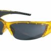 Ppe & Work Wear * | Forceflex 2 Ff232 Safety Glasses With Gray Lens And Translucent Yellow Frame Crews Glasses Excellent Quality