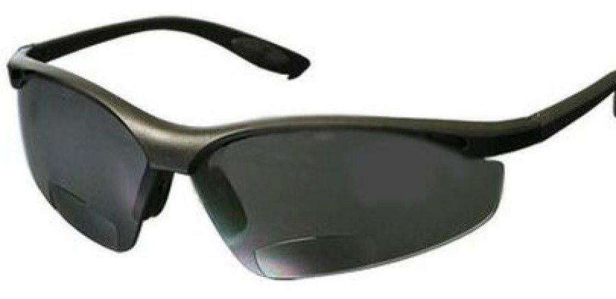 Ppe & Work Wear * | Bouton Mag Readers Safety Glasses With Gray Lens And Black Frame Clearance Sale