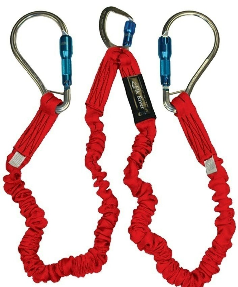 Fall Protection * | Elk River Flex-Nopac Twin Leg Lanyard With Aluminum Carabiners Shop