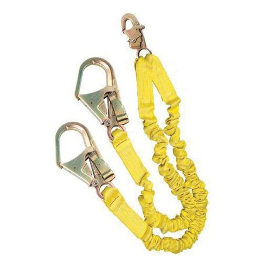 Fall Protection * | 3M Dbi Sala Shockwave 2 Twin Leg Lanyard With Rebar Hook 100% Guarantee