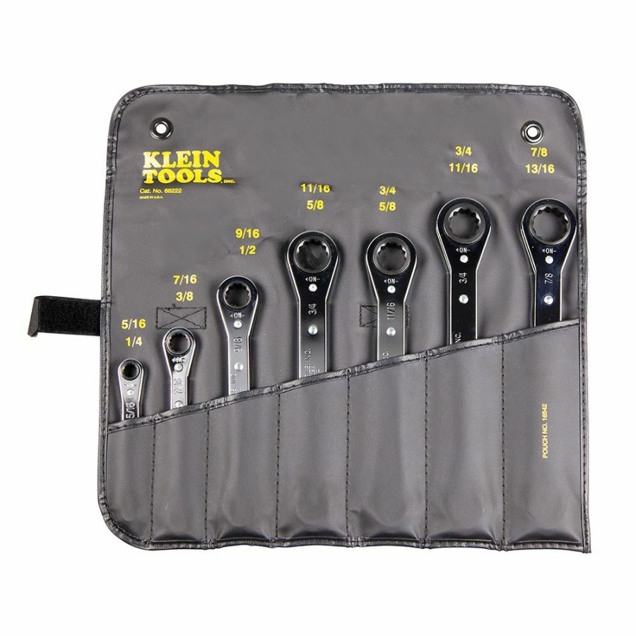 Tools * | Klein Tools Ratcheting Box Wrench 7-Piece Set Sale Online