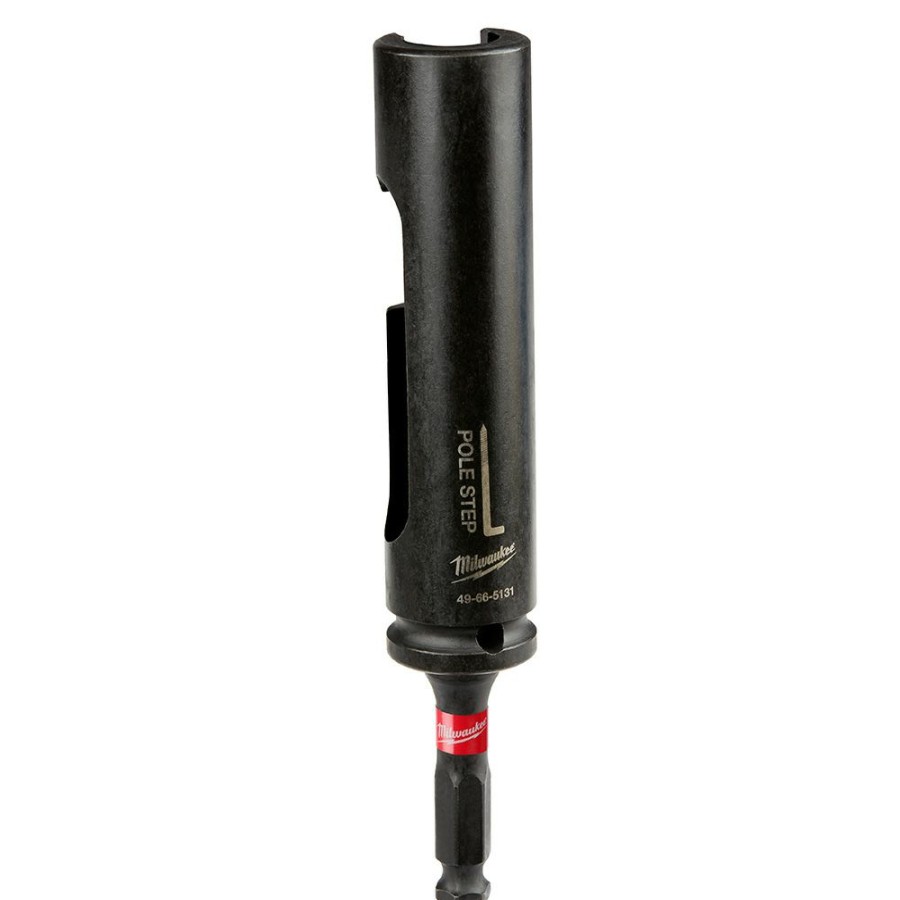 Tools * | Milwaukee Shockwave Lineman'S Pole Step Socket Milwaukee Electric Tool New Threads