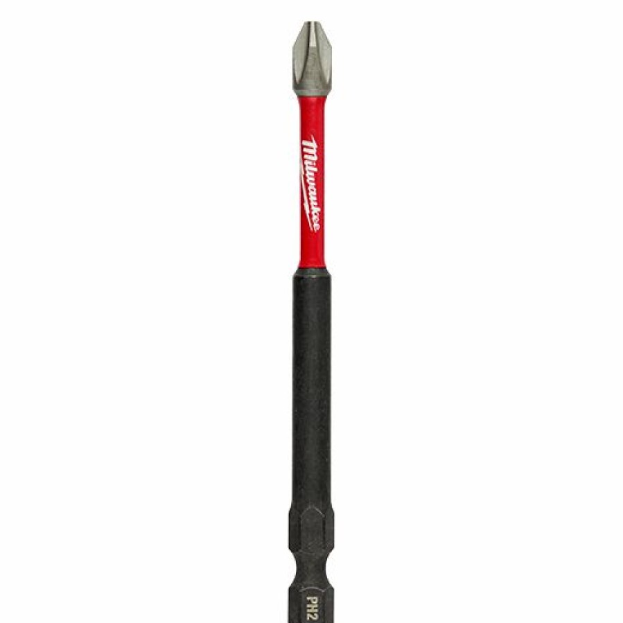 Tools * | Milwaukee Shockwave 3-1/2 Inch Power Bit Phillips #2 Milwaukee Electric Tool Closeout Sale