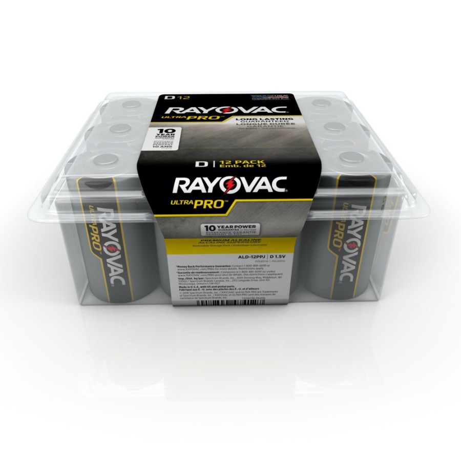 Tools * | Rayovac Alkaline D Batteries (12 Pack) Large Choice