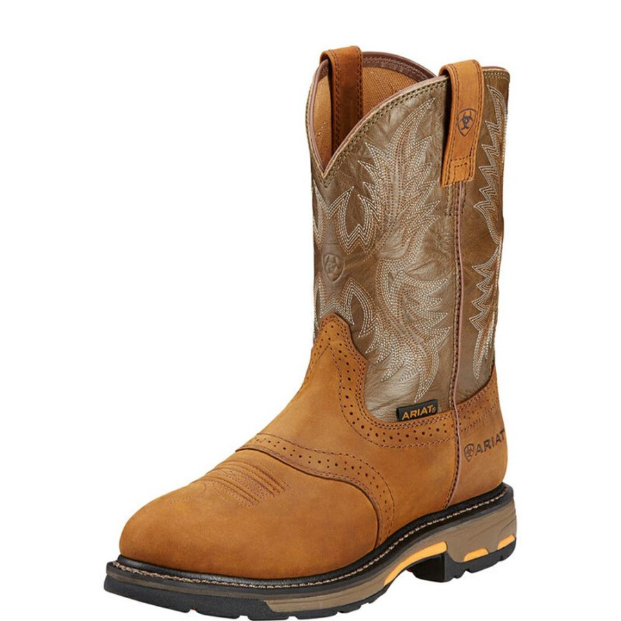 Ppe & Work Wear * | Ariat Men'S Workhog Pull-On Work Boots Ariat International Online Discount