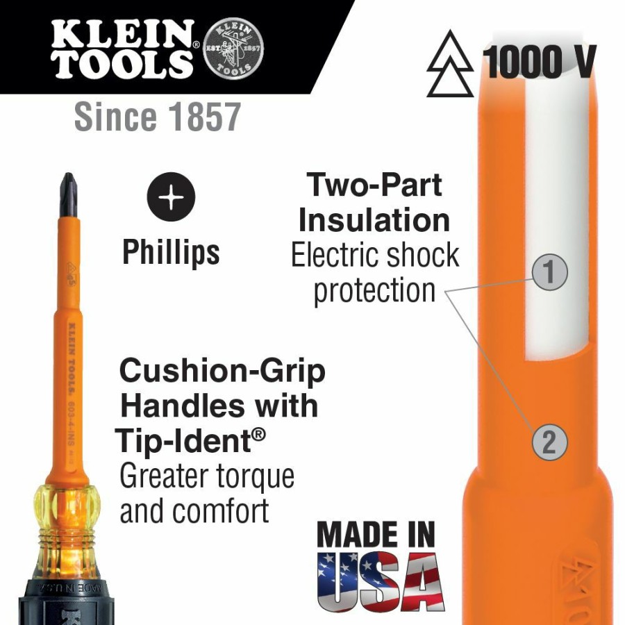 Tools * | Klein Tools Utility Insulated Tool Kit Best Quality