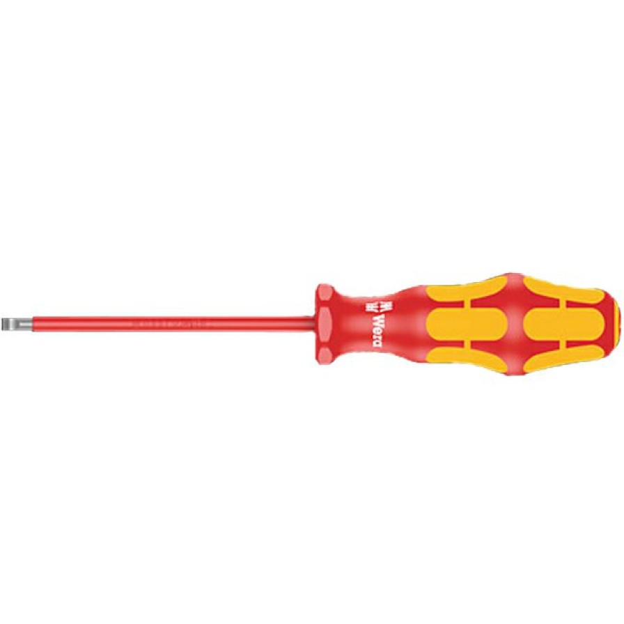 Tools * | Wera Tools Flat Head Vde-Insulated Screwdriver Low Price