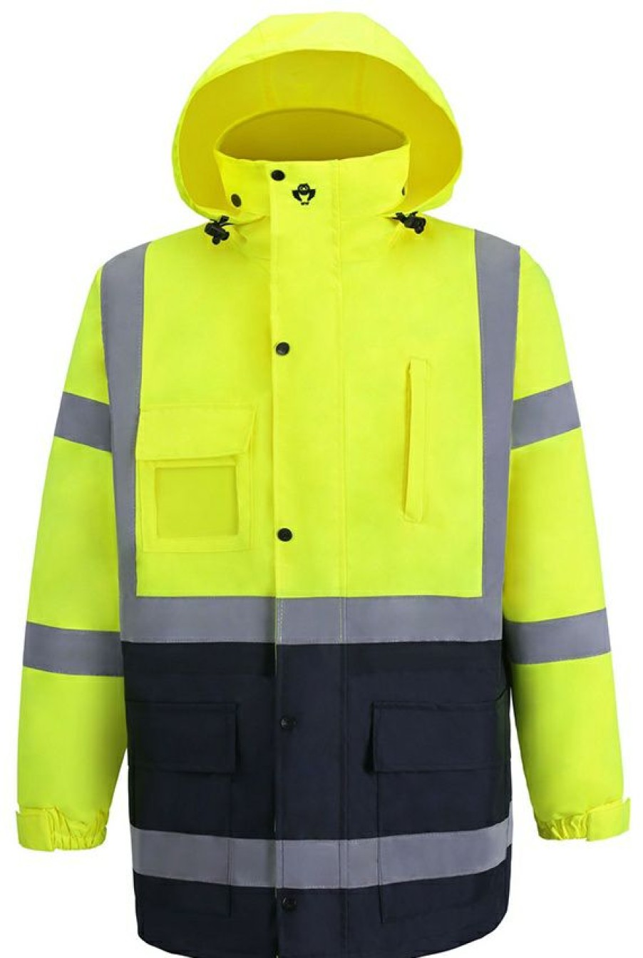 Safety & First Aid * | 2W Class 3 Parka And Body Warmer Lime Discount Sale