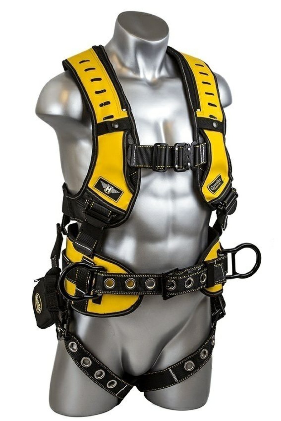 Fall Protection * | Guardian Halo Construction Harness With Tongue And Buckle Legs Guardian Fall Protection Original