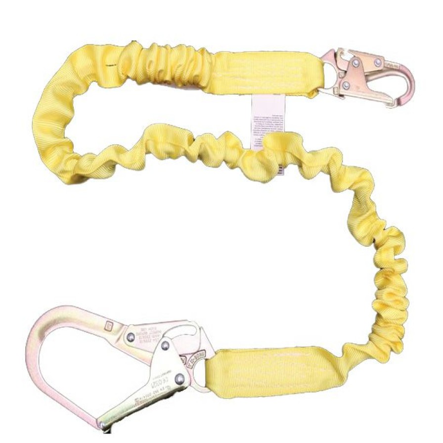 Fall Protection * | French Creek 2 Inch Web Single Leg Six Foot Lanyard With Snap Hooks And 2.5 Inch Rebar Hook Official