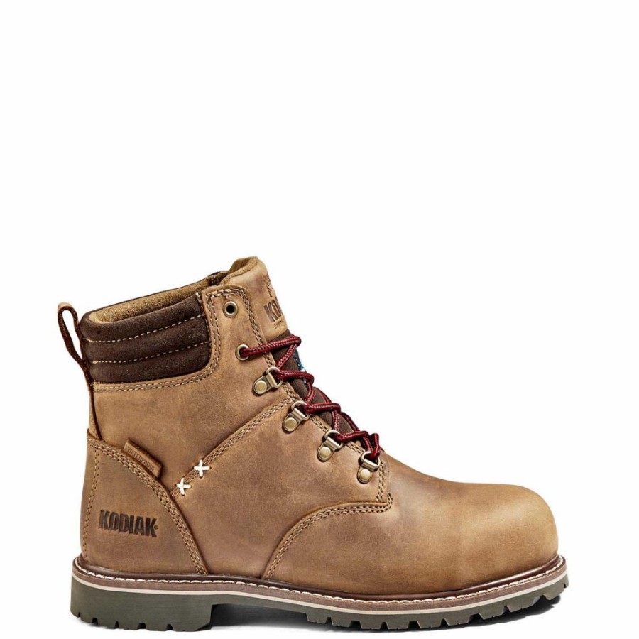 Ppe & Work Wear * | Kodiak Women'S Bralorne 6 Inch Waterproof Work Boots With Composite Toe Good Quality