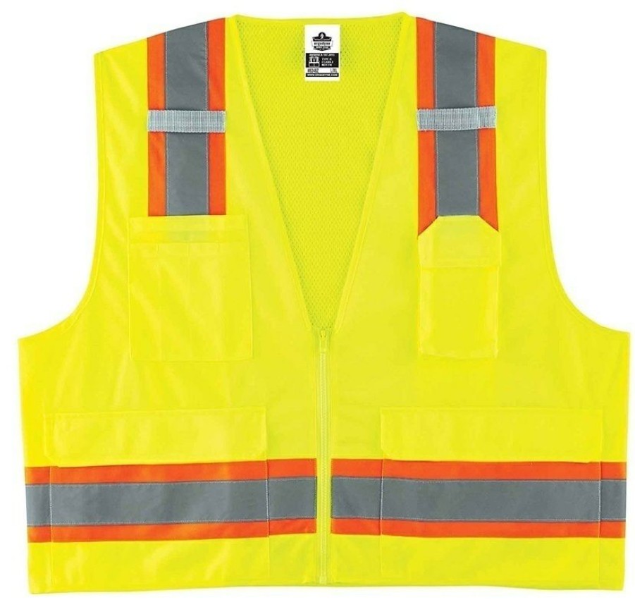 Safety & First Aid * | Ergodyne 8248Z Glowear Two-Tone Class 2 Surveyors Vest Best Price