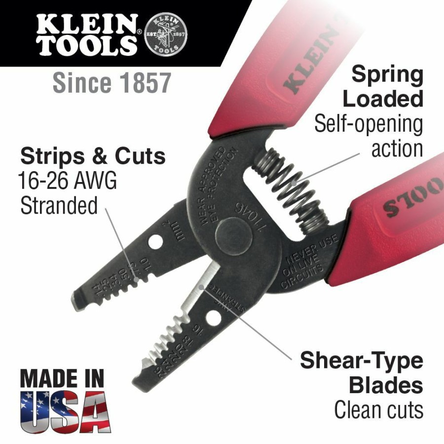 Tools * | Klein Tools 11046 Wire Stripper/Cutter Best Sale