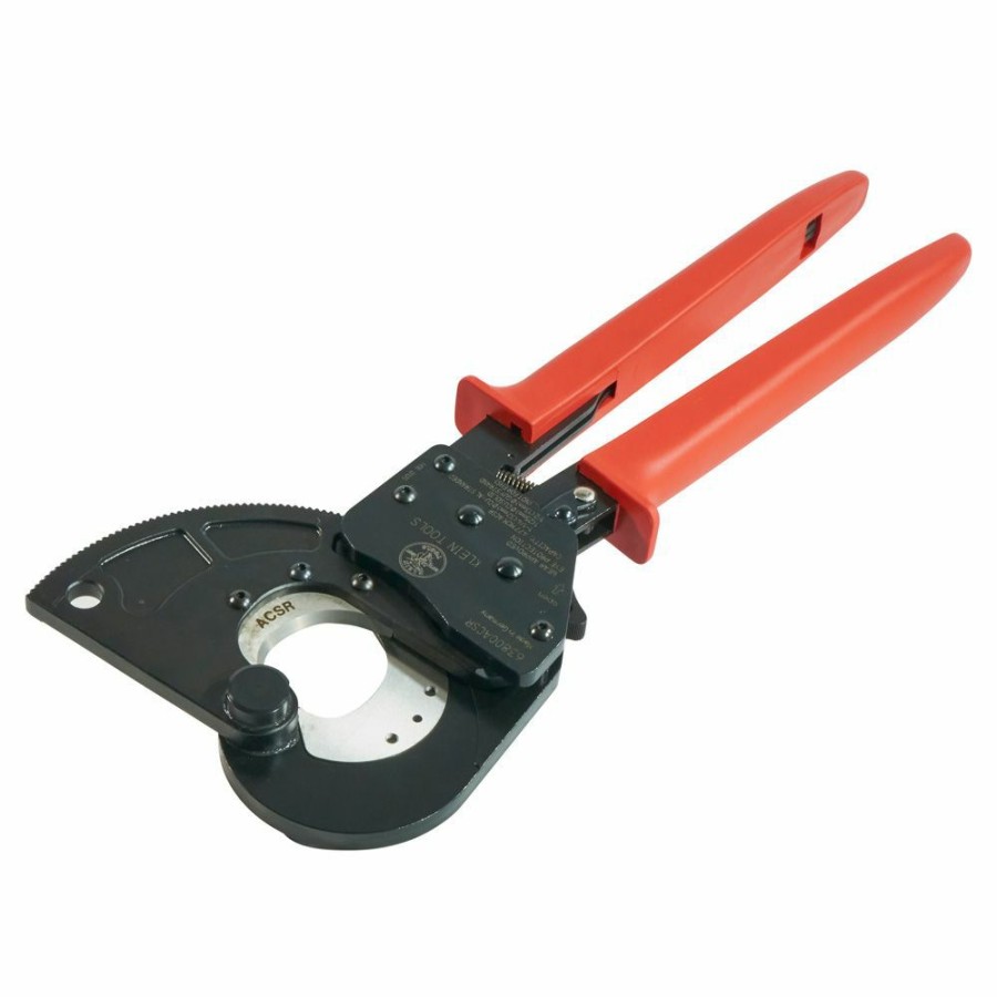 Tools * | Klein Tools 63800Acsr Acsr Ratcheting Cable Cutter Promotion